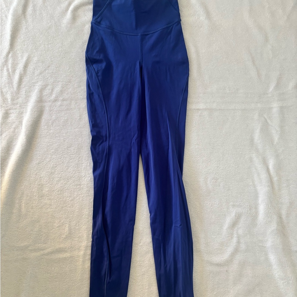 Women's Blue High-Waisted Pants